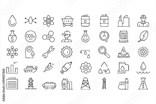 Carbon emission and resource management outline collection