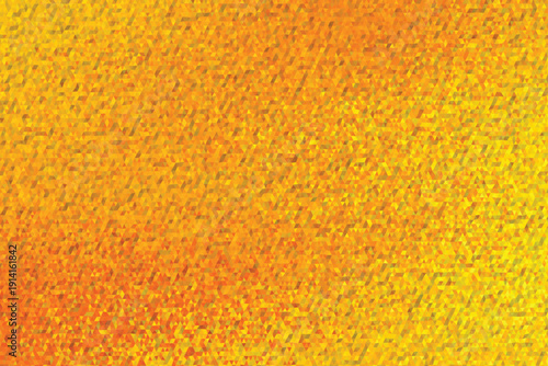 Macro closeup of a yellow wool and sponge texture pattern with golden liquid bubbles and water drops on a clean grunge wallpaper background