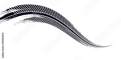 Grunge tire track, wheel braking marks. Truck, car or motorcycle tread pattern silhouette. Auto race, motorsport, speed racing design element. vector eps10