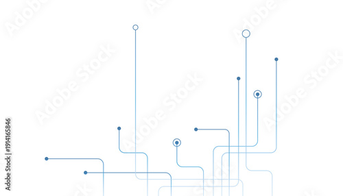 Abstract futuristic technology background. Technology background with crossed lines and dots.