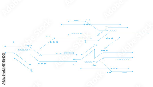 Vectors Abstract connecting lines and dots. Social networking, network connection and global communication technology background