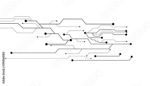 Circuit technology background with hi-tech digital data
