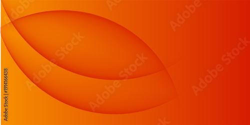 Modern orange abstract background with flowing wave lines. Dynamic wave. Smooth curve lines design element. Futuristic technology concept.
