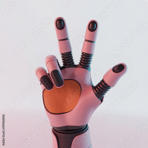 Wallpaper Mural Advanced Motion Capture Data Glove for Virtual Reality Tracking and Futuristic Cybernetic Robotic Hand Gesture Control Tech Torontodigital.ca