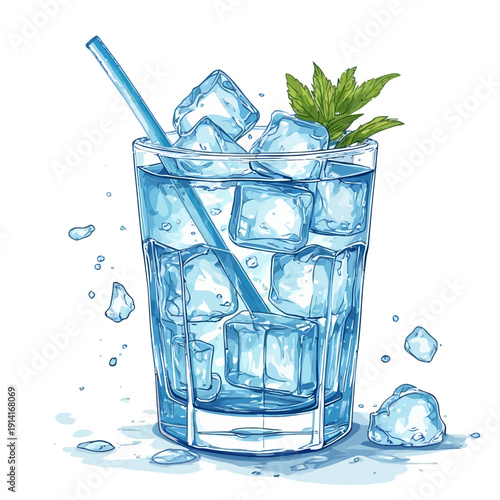 Ice Cocktail Very Cool design