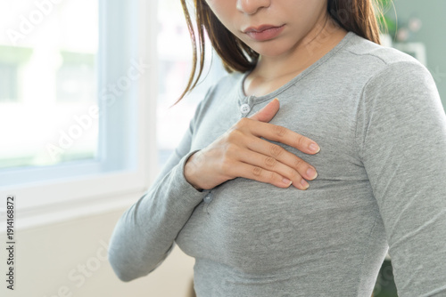 Photos Health care breast cancer checking concept