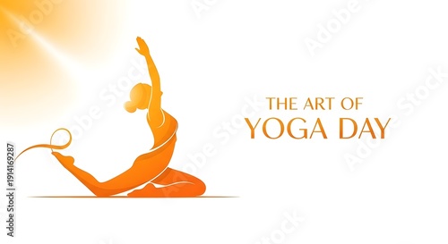 Person in serene yoga pose on International Yoga Day