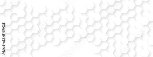 White paper texture abstract grid tile seamless hexagon wall creative metal business wallpaper texture background.