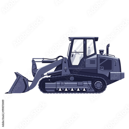 Heavy Duty Crawler Loader Construction Vehicle, Industrial Machinery, Earthmover, Digging Equipment