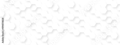 White paper texture abstract grid tile seamless hexagon wall creative metal business wallpaper texture background.