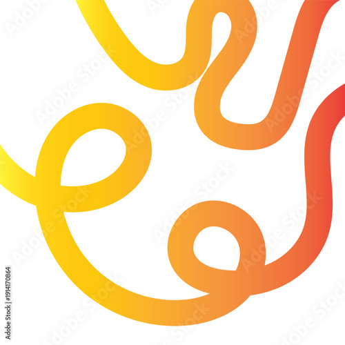 Abstract Gradient Curved Background. Modern abstract background with  gradient curves on light gray backdrop, ideal for branding, web design, and creative presentations.

