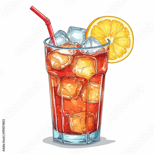 Soda Drink with Ice Very Cool