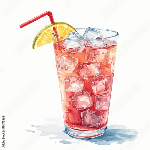 Soda Drink with Ice Very Cool