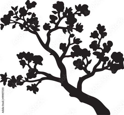 Bonsai & Floral Tree Silhouette Bundle