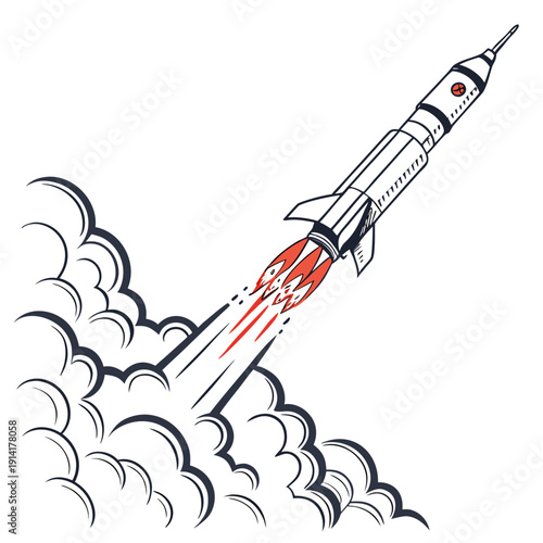 Engineering of a rocket launching engineering space