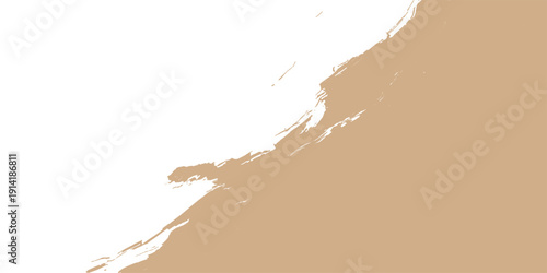 Vector illustration of an abstract grunge background featuring vintage waves and a brown aged paper texture with ink splash patterns on a dirty rough antique wall