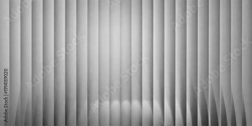 This abstract silver metal texture background features a seamless industrial design with gray striped lines on a corrugated steel surface, creating a modern gray wallpaper backdrop for any material