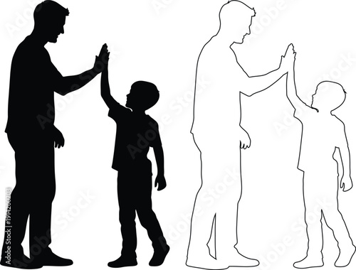 Adults offering guidance and support to children in a group setting
