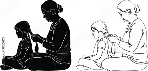 Traditional hair grooming practices across different cultures