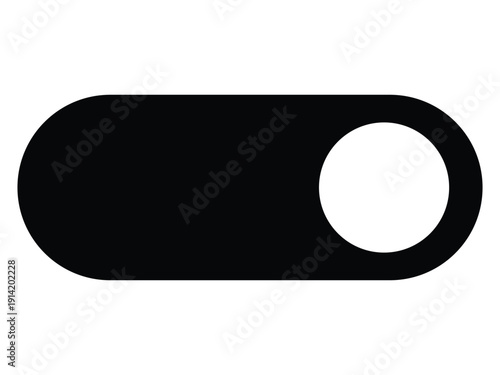 Simple black toggle switch in off position Free Download Simple black toggle switch in off position - GFXLoad