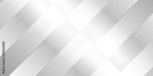 Fading linear gradient texture. Black diagonal stripe gradation background. Thin and thick vanish slanted pattern backdrop. Vector