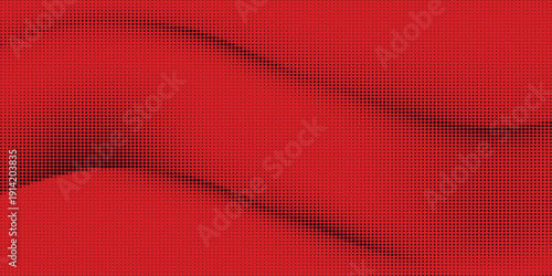 Abstract red wave background. Digital texture with soft gradient curves and vibrant crimson tones for modern graphic design. Vector Illustration.