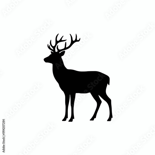 deer silhouette vector