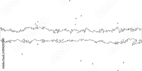 A black grunge vector illustration of an EKG heart beat graph featuring ink splatters and paint drops on a white paper texture wallpaper frame