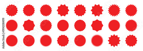 Set of color Zigzag shape.set of color sunbrust.starburst price tags special offer silhouette color starburst sticker sale sticker price quality mark retro stars sale and badges sunburst stamp seal.