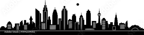 vector illustration of city skyline