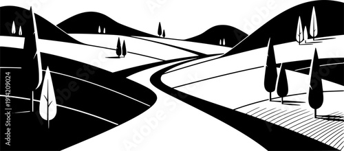 road in the mountains