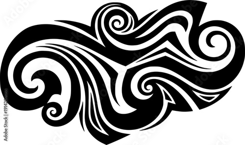 abstract floral design