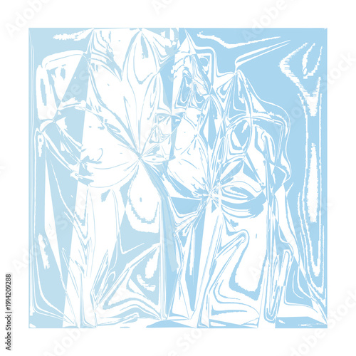 background is blue with blurred colors