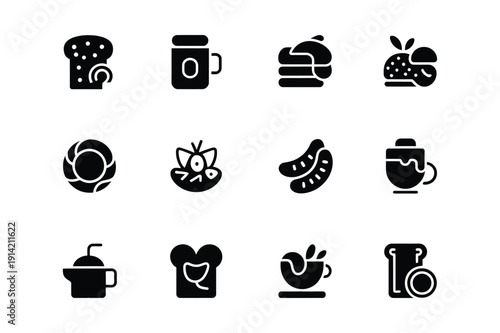 Breakfast and Food Icons
