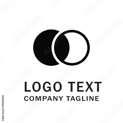 co or o letter logo design