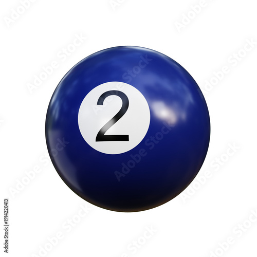 Photos 2 Pool Ball 3D Illustration