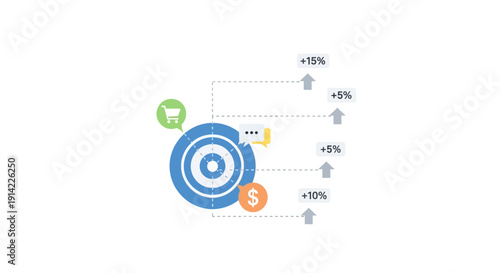 Business finance growth chart graph.