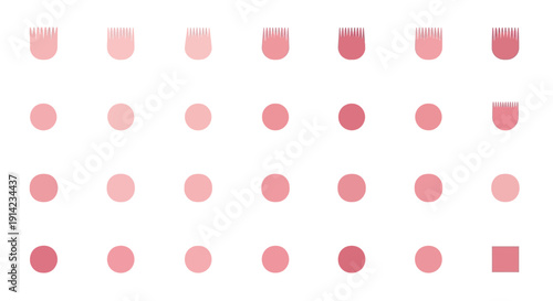 Crispy bacon strips arranged in a grid pattern on a clean surface, vector illustration, digital art, close-up view