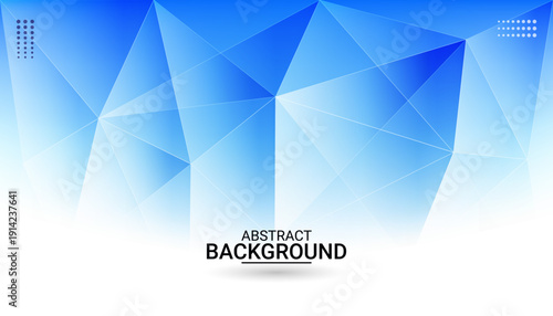 Abstract colorful polygonal gradient background with flowing wave lines, modern low poly geometric shapes, dotted texture for technology, presentation, website header and creative design