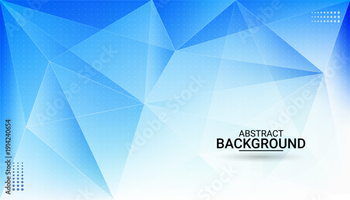 Abstract colorful polygonal gradient background with flowing wave lines, modern low poly geometric shapes, dotted texture for technology, presentation, website header and creative design