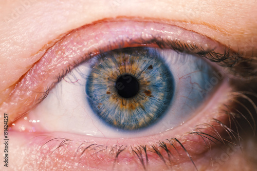 close up of human eye