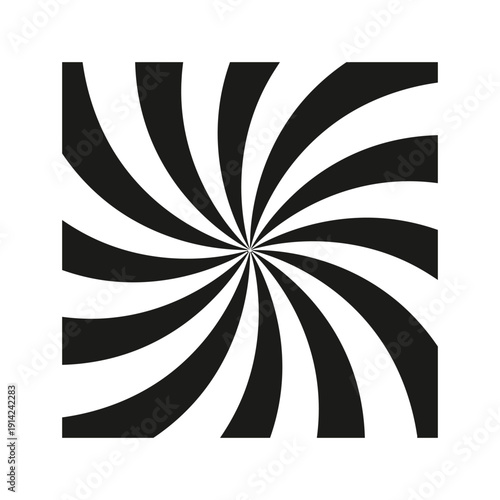 Hypnotic spiral optical illusion abstract background art
