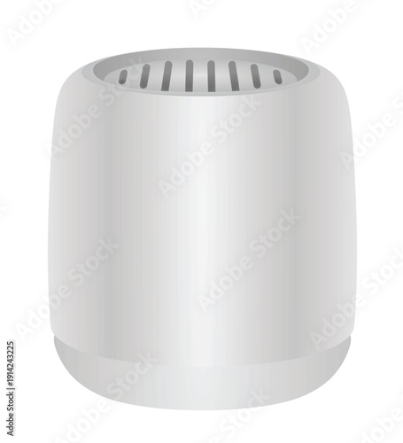 White aroma diffuser. vector illustration