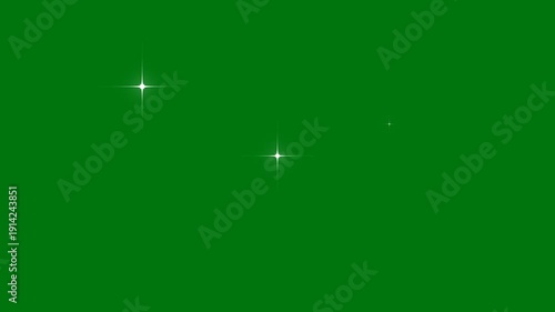 Wallpaper Mural sparkle animation loop with white cartoon doodle glitter, glowing magic dust trails, shining light bursts and festive blinking twinkle effects on green screen background Torontodigital.ca