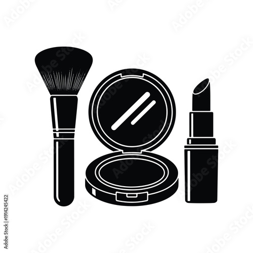 Makeup kit, mothers day gift, visually perfect icon of makeup accessory
