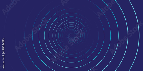 Background geometric shapes circle line blue. orbit gradient color. Galaxy and technology pattern