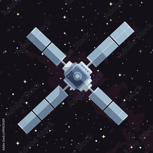 Satellite in Orbit: Space Exploration, Technology, and Cosmic Background