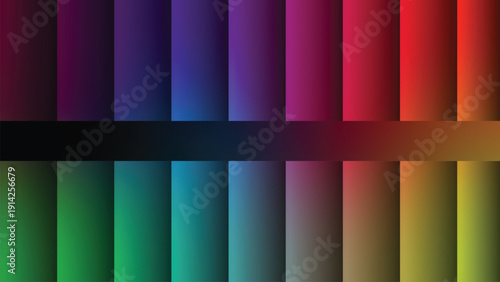 Vibrant light effect background with rainbow colors and gradient glow
