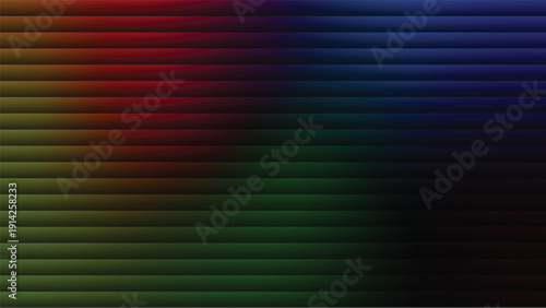 Vibrant light effect gradient background with rainbow colors and blurred horizontal lines