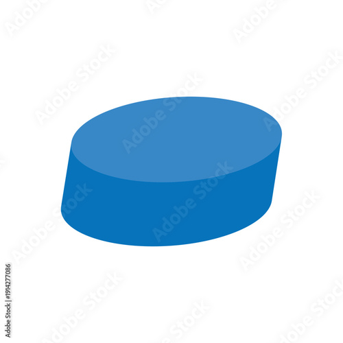 Blue pill capsule and pill box with blue pills isolated on white background illustrated in a 3D vector style concept design...